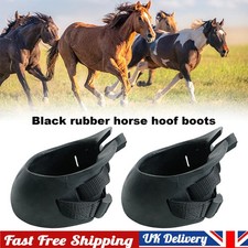 1/2Pcs Horse Hoof Boots Rubber
