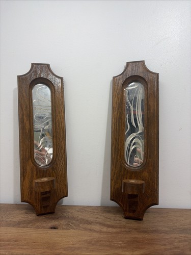Pair vintage wooden - pair,
