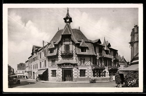 Old postcard villers sur mer - old,