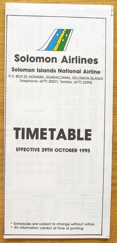 Solomon airlines system - airlines,