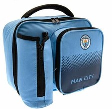 Manchester City Lunch Bag Bottle Holder Fade School Office Official Licensed