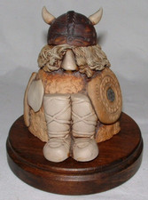 Stoneware Viking Figurine **FREE P&P** Studio Pottery