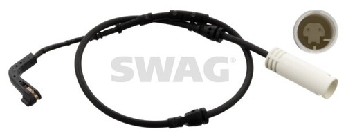 Warning contact brake pad - warning,