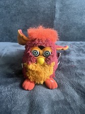 Furby 1998 Red Rooster Vintage Tiger Electronics Blue Eyes