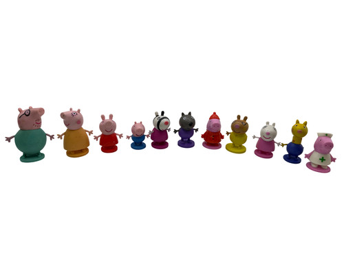 Peppa pig figures stands - peppa, on