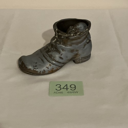 Vintage brass boot - vintage, shoe