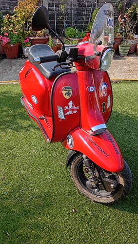 Scomadi scooter red - red, 50cc