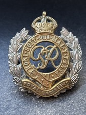 Royal Engineers Officers, Genuine British Army Cap Badge WW2