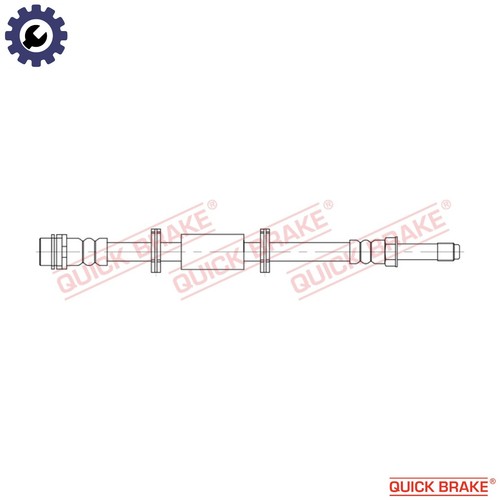 Brake hose 826 for vw - 32.826,