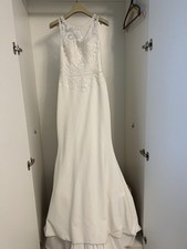 Victoria Jane Women's Wedding Dress, floor Length Ivory , size 10