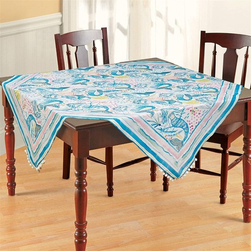 Mermaid garden fabric - mermaid,