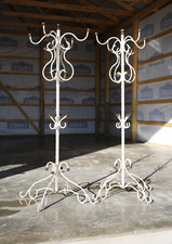 Antique hall tree clothing