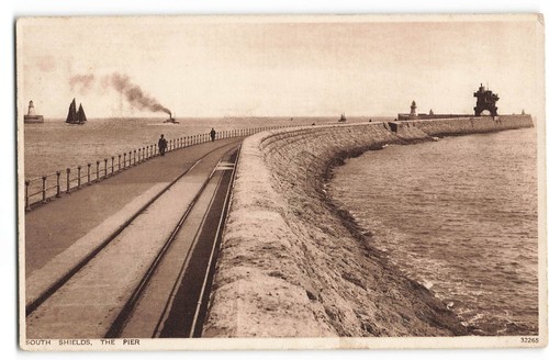 South shields pier steam - pier,