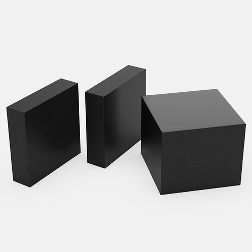 Rubber blocks solid square - rubber,