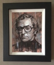 Michael Caine Framed Portrait Limited Edition by Zinsky 10/25