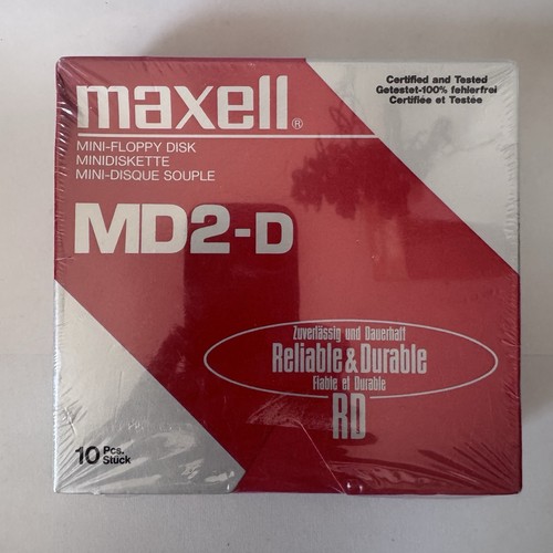 10x maxell md2 flexible mini - maxell, md2-d