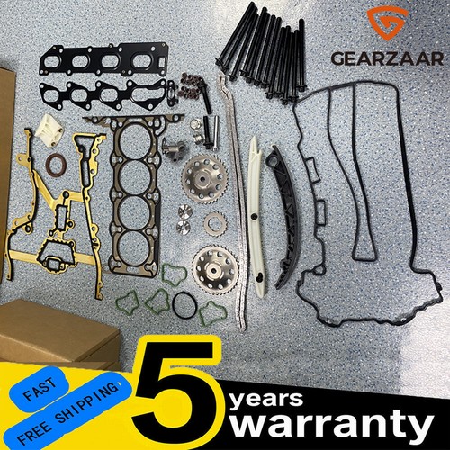 Head gasket set timing - gasket, chain
