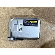 Aiptek V5T2AHDAS Video Camera Silver LCD Screen HD 720p Rechargeable (For Parts)