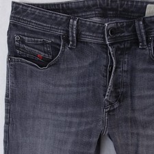 Mens Diesel LARKEE-BEEX 087AM Stretch Tapered Grey Jeans W32 L30