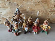 1930's Wade Disney Figure of Snow White And The Seven Dwarfs Early Set