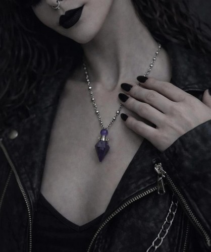 Purple amethyst mini - purple,