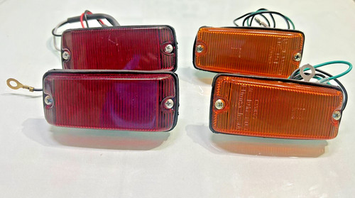 Rear side marker lights for - 2x,