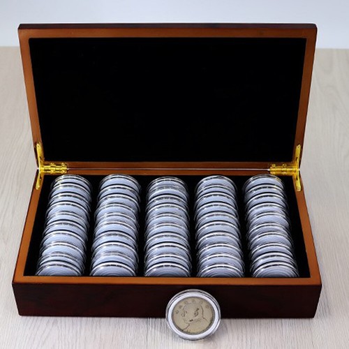 New 50pcs 46mm clear coin - new,
