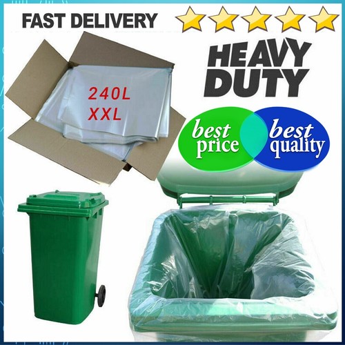 Clear wheelie bin - bin, 240