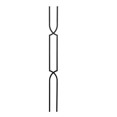Satin black crossed - satin, arch
