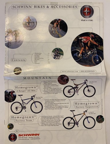 1999 schwinn bikes - 1999,