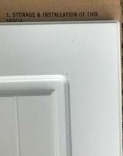 B&Q Matt White Shaker Country Style kitchen unit cabinet cupboard doors + drawer