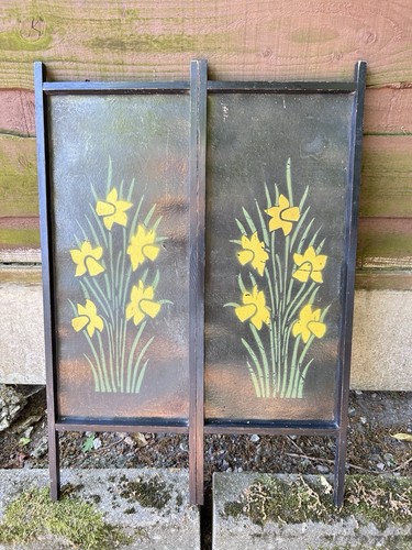 Vintage handpainted stencilled - vintage, handpainted/stencilled