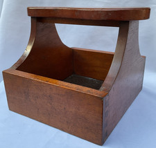 Vintage wooden shoe - , shine