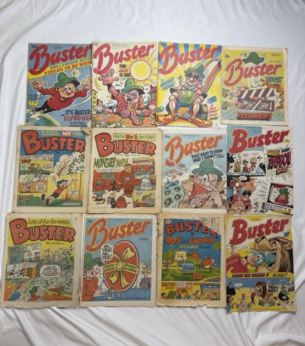 12x vintage buster comic - buster, books
