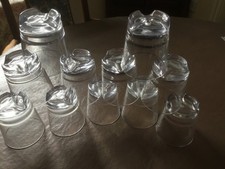 11 ACRYLIC  TUMBLERS / GLASSES  200ML  SOME USED & SOME NEW,IDEAL FOR CHILDREN