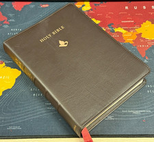Cambridge NRSV Reference Bible, Brown Cowhide Edge-Lined Leather, Gorgeous!