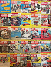 HOT ROD MAGAZINE - LOT OF 25 -