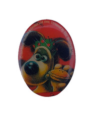 VTG 1989 WALLACE & GROMIT AARDMAN ANIMATIONS PIN BADGE