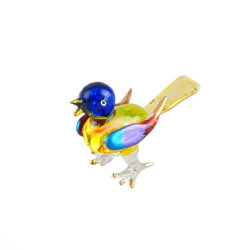 Glass bird small - glass,