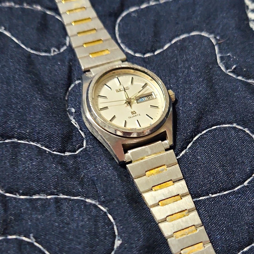 Seiko quartz day date two - seiko,
