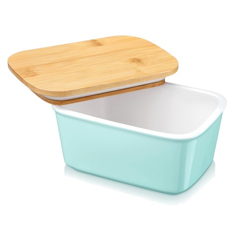 Porcelain butter dish - porcelain,
