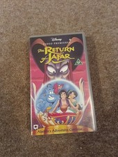 Walt Disney's Aladdin: The Return of Jafar (1994) VHS Video Tape (Scott Weinger)