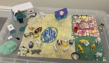 Vintage BBC Animal Hospital Ambulance (RSPCA Puppy/Pony In My Pocket) & Playset