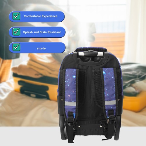 Blue trolley backpack ideal - trolley, backpack,