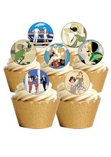 Cake Toppers 1920's Twenties Vintage Art Deco 24 PRECUT Edible Wafer Paper