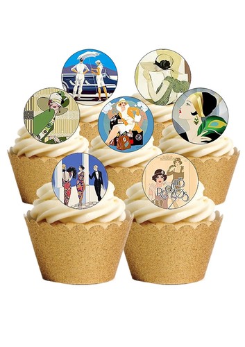 Cake toppers 1920 twenties - toppers, 1920's