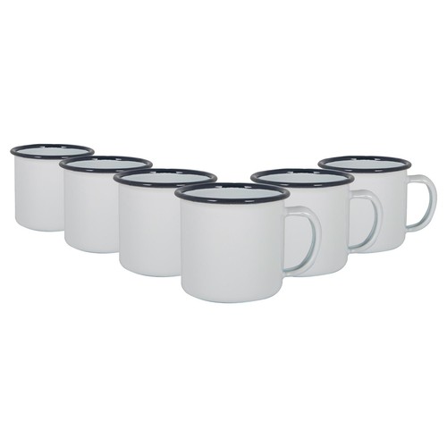 White enamel espresso - 6x,