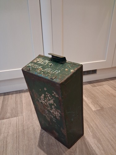 Vintage green metal industrial - green,