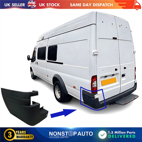 Rear bumper end cap - bumper, corner