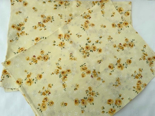 Vintage yellow cotton - 2,